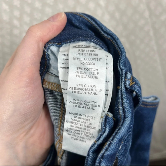 Good American Dark Wash Good Legs Skinny Jeans - Picture 5 of 5